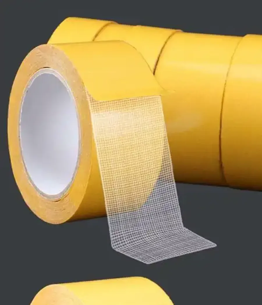ScrimTack ST-300 tape roll with cloth-yarn carrier for B2B sample review